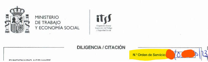 Número Orden