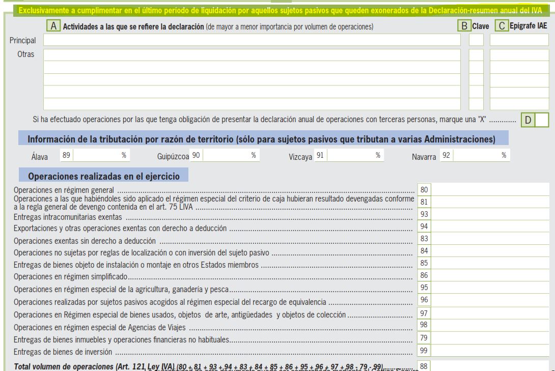 Exoneracion 390 - Detalle