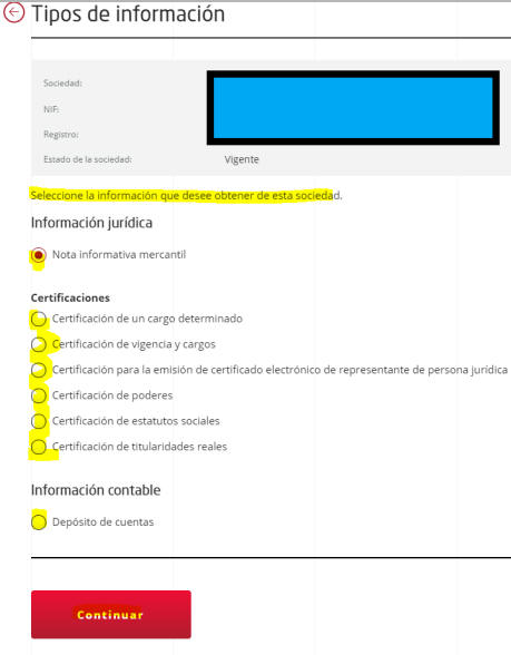 Tipos de información