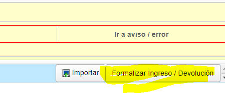 Formalizar ingreso