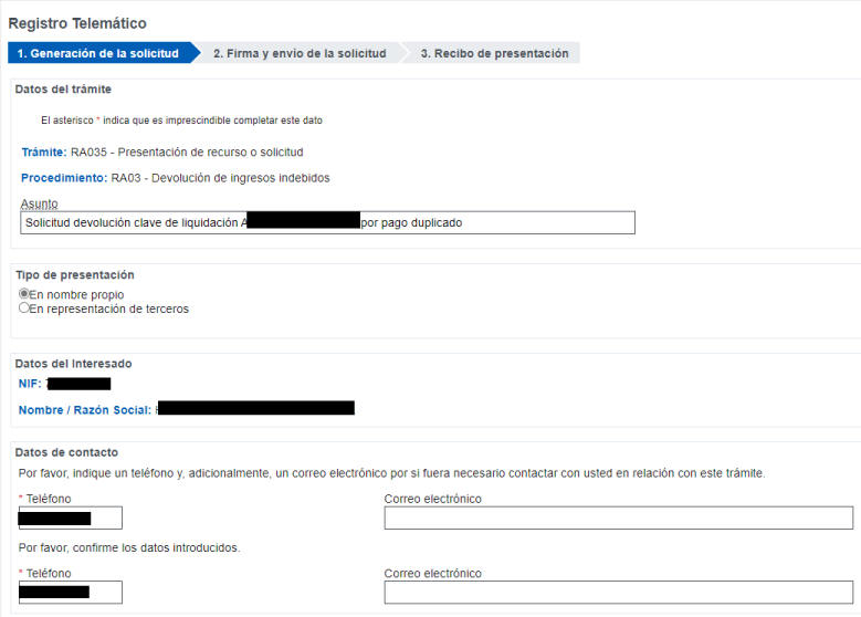 Registro telemático