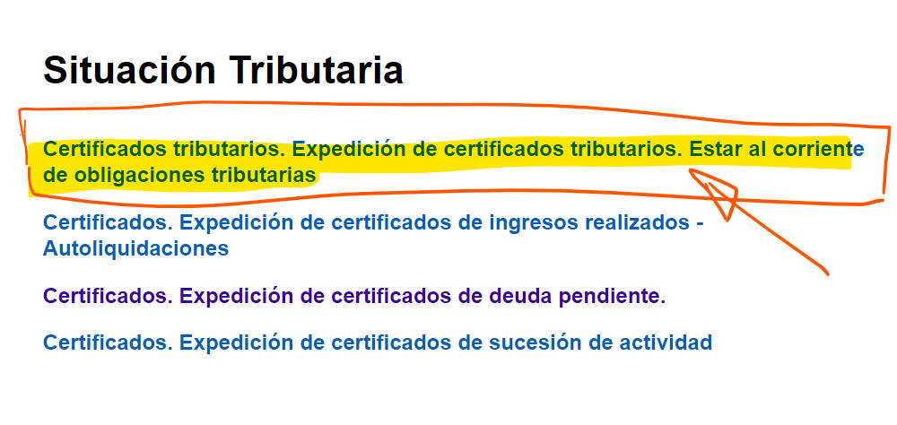 Estar al corriente obligaciones tributarias 1