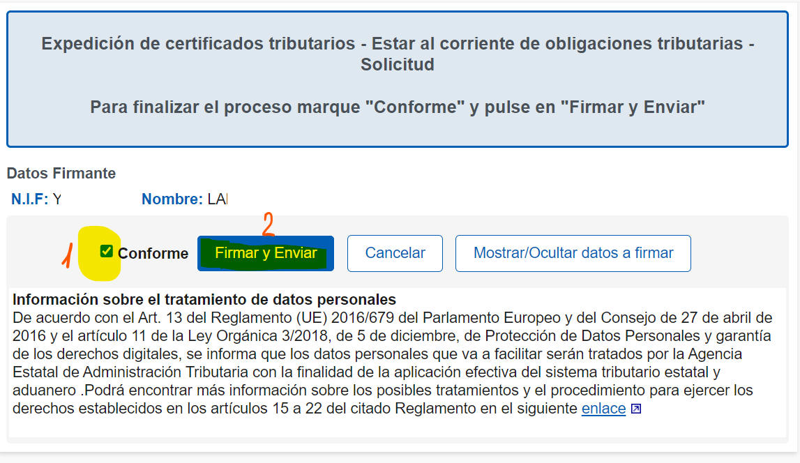 Estar al corriente obligaciones tributarias 6