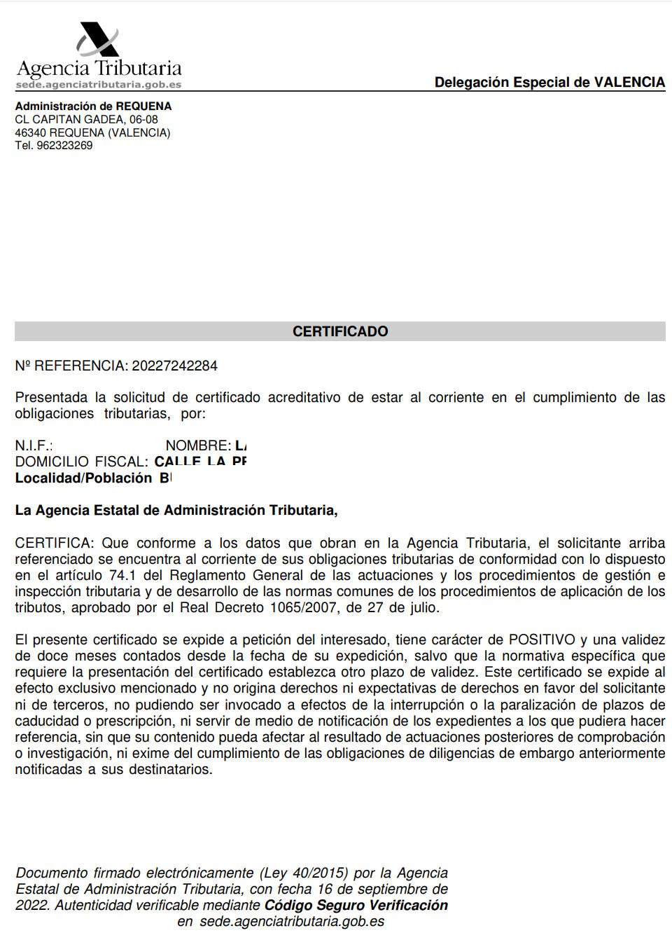 Estar al corriente obligaciones tributarias 7