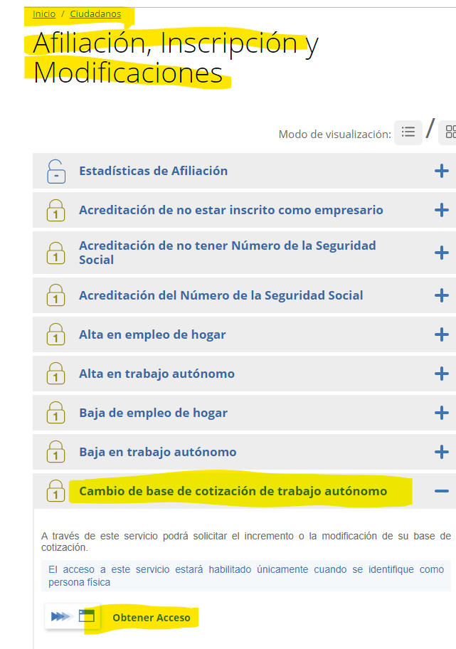 Cambio base