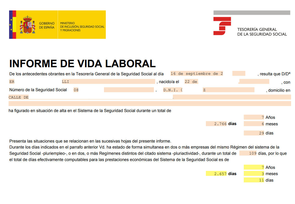 Vida Laboral 7