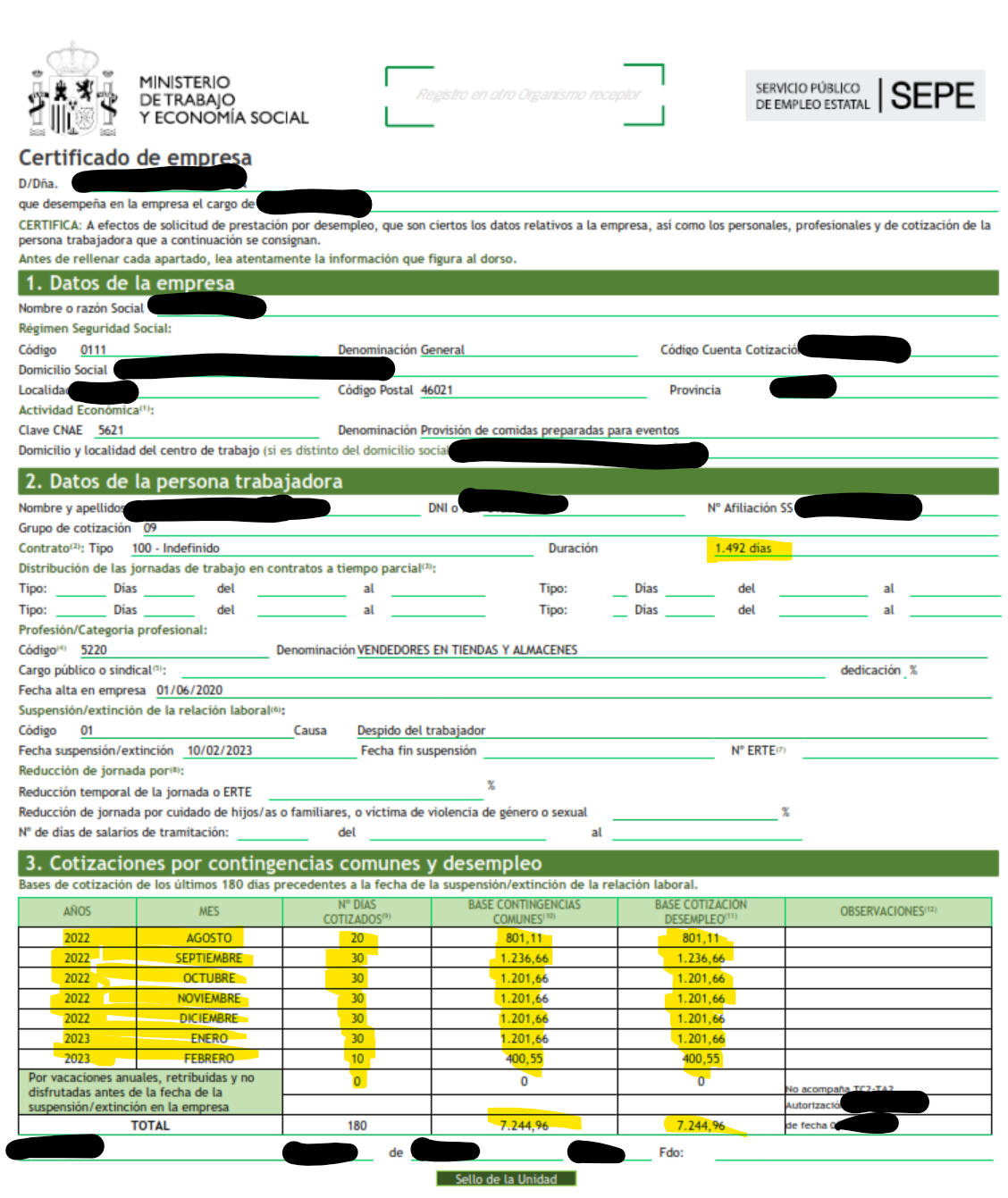 Certificado Empresa