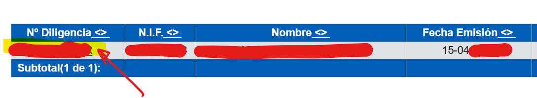 Diligencia
