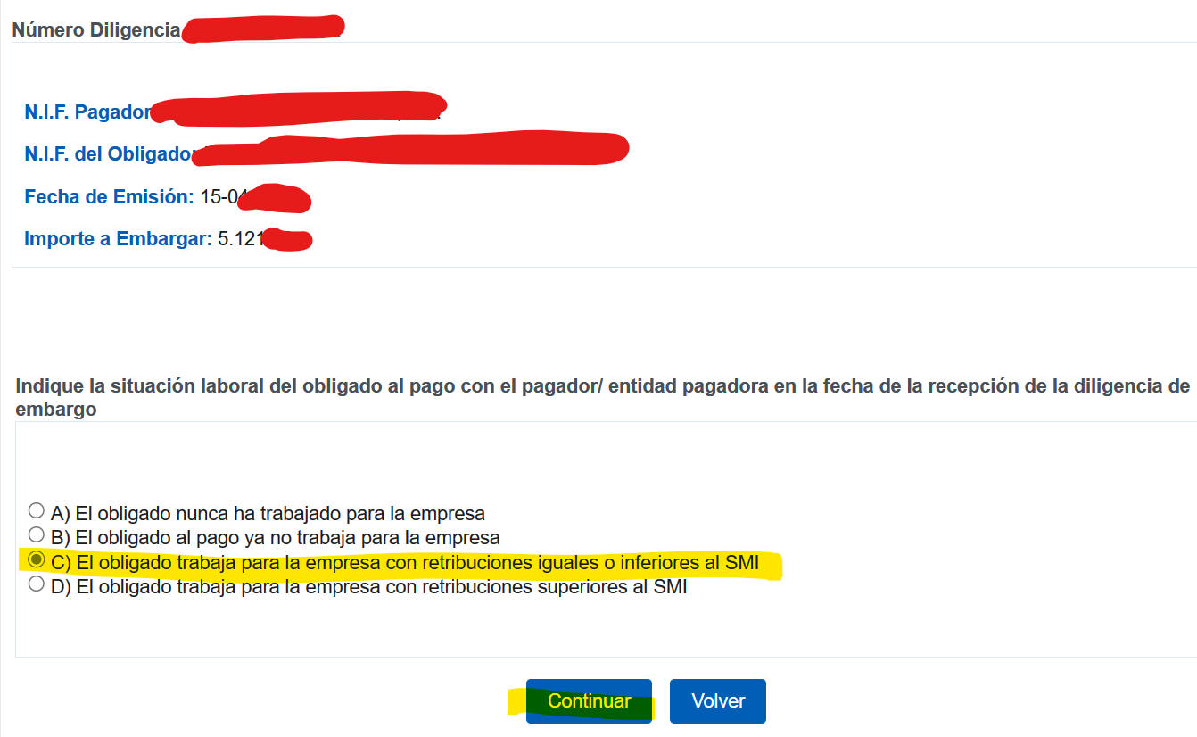 Respuestas diligencia