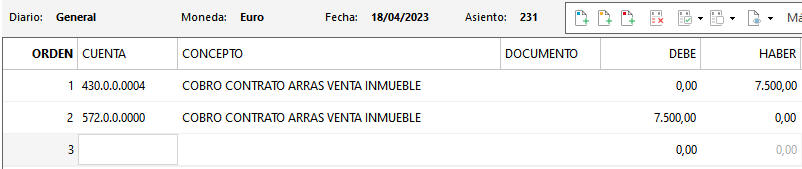 Contrato arras
